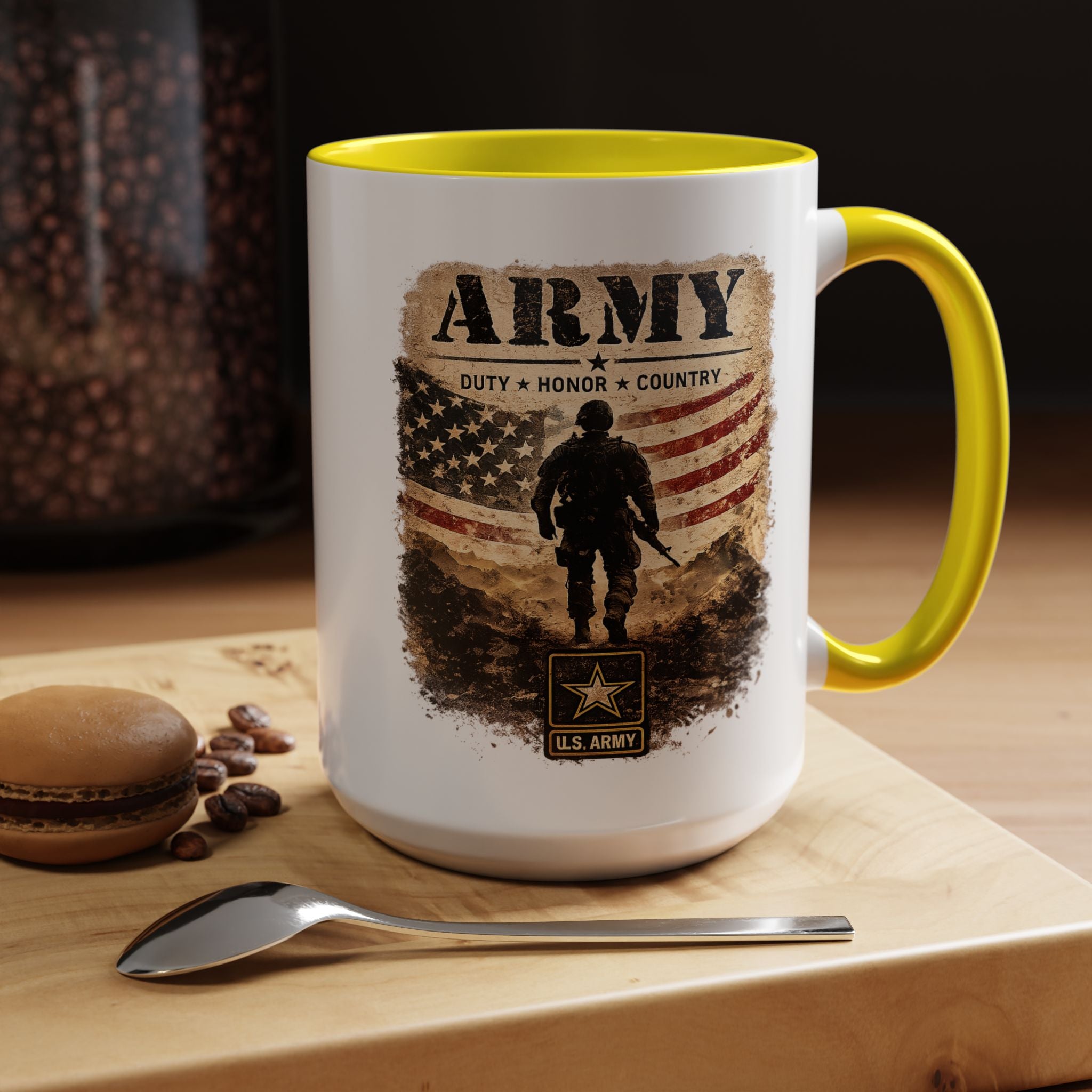 Army Military Tribute Accent Mug (11/15oz)