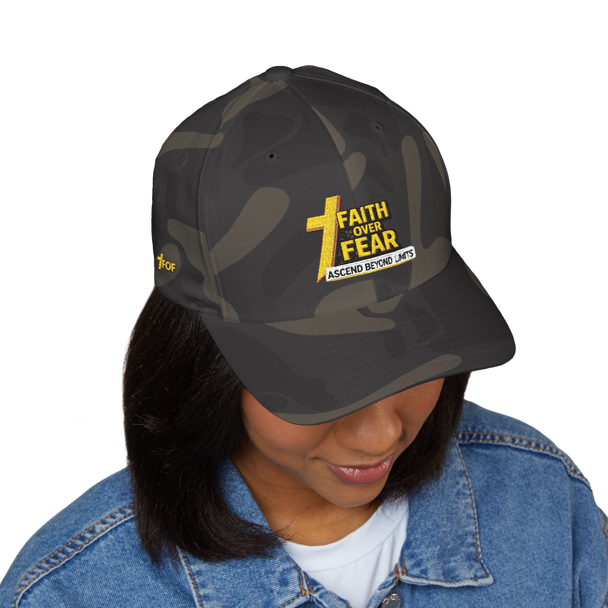 Faith Over Fear Embroidered Cap