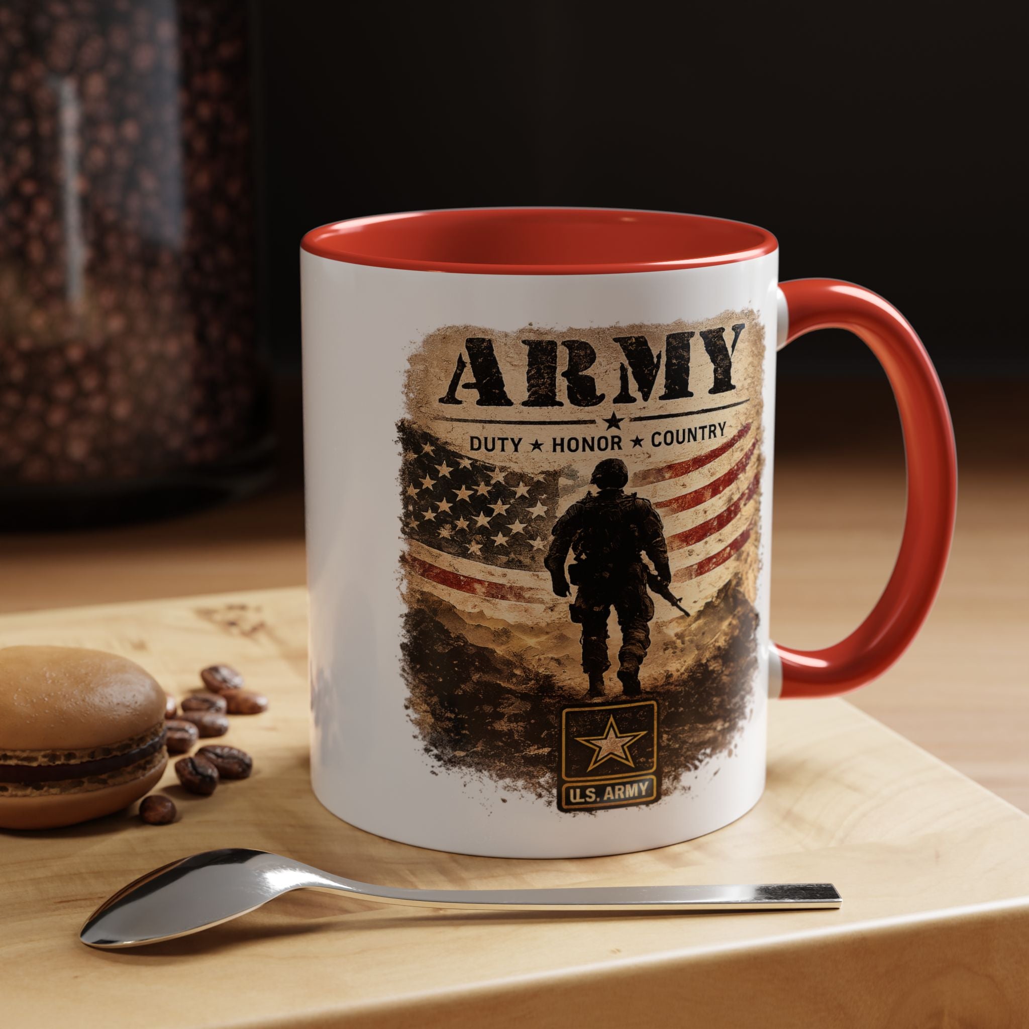 Army Military Tribute Accent Mug (11/15oz)