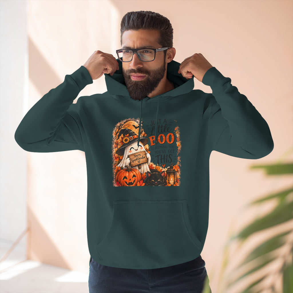 Just a Little Boo — Encouraging Halloween Hoodie