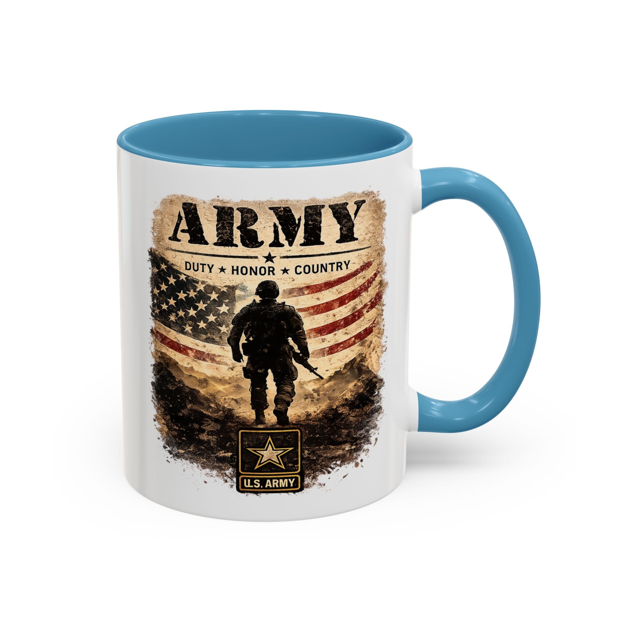 Army Military Tribute Accent Mug (11/15oz)